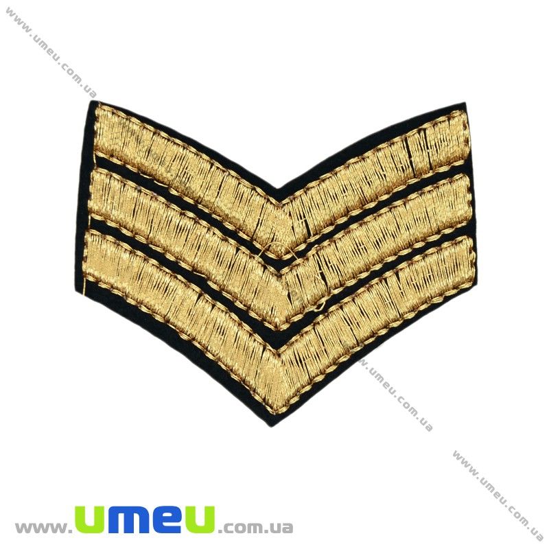 Термоаплікація Золотиста, 6х4 см (APL-021003)