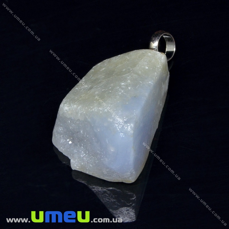 Підвіска з натурального каменю Сапфирин, 36х24х19 мм (POD-026129)