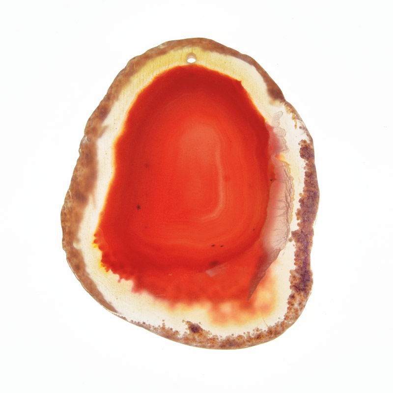 Срез Агата, Красный, 72х59 мм (POD-020168)