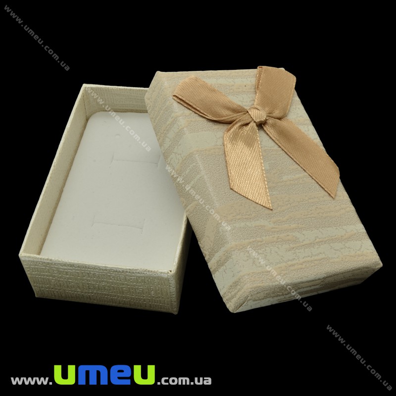 Подарочная коробочка Прямоугольная, 8х4,5х2,5 см, Бежевая (UPK-023131)