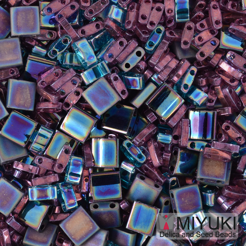 Бісер японський Miyuki TILA №mix24, Фіолетово-зелений (BIS-053261)