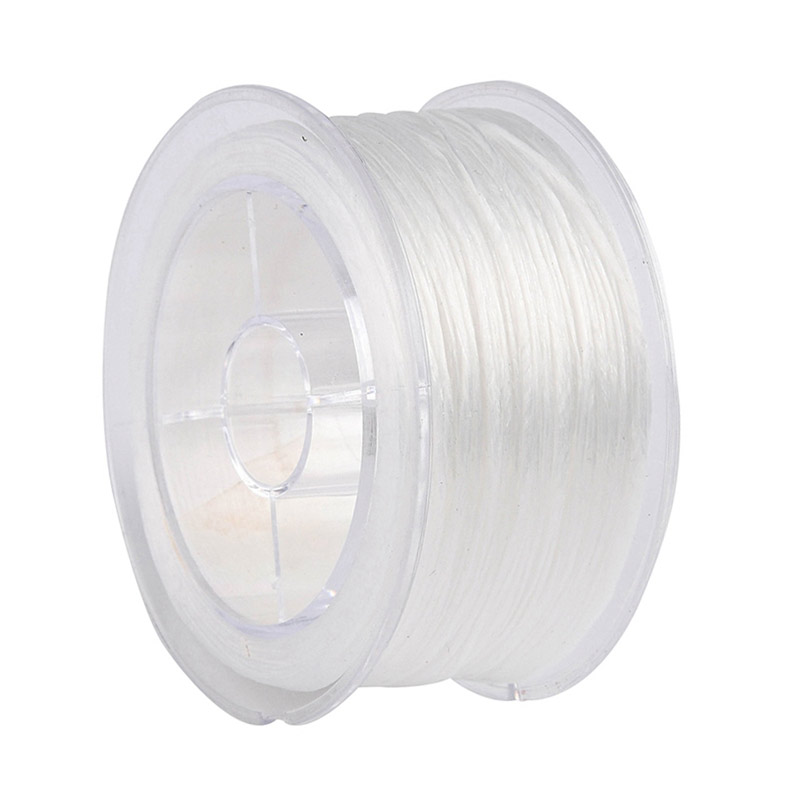 Волосінь еластична волокниста в диспенсері, 0,8 мм, Прозора (LES-057017)