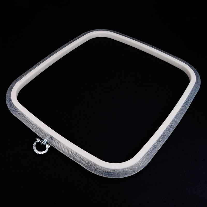 Пяльці-рамка NURGE прямокутні пластикові 23х25 см, Прозорі (MUL-055589)