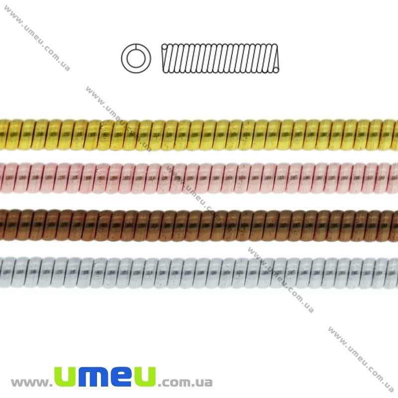 Канітель жорстка 1 мм, Бронзова (KNT-028034)