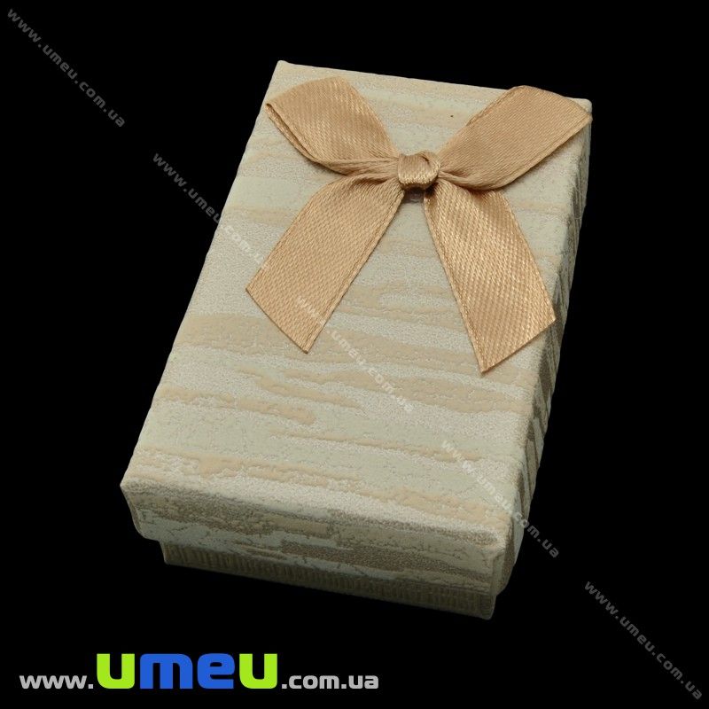 Подарункова коробочка Прямокутна, 8х4,5х2,5 см, Бежева (UPK-023131)