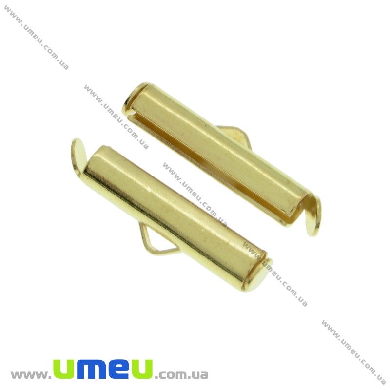 Затискач круглий, 20х6х4 мм, Золото (ZAG-020900)