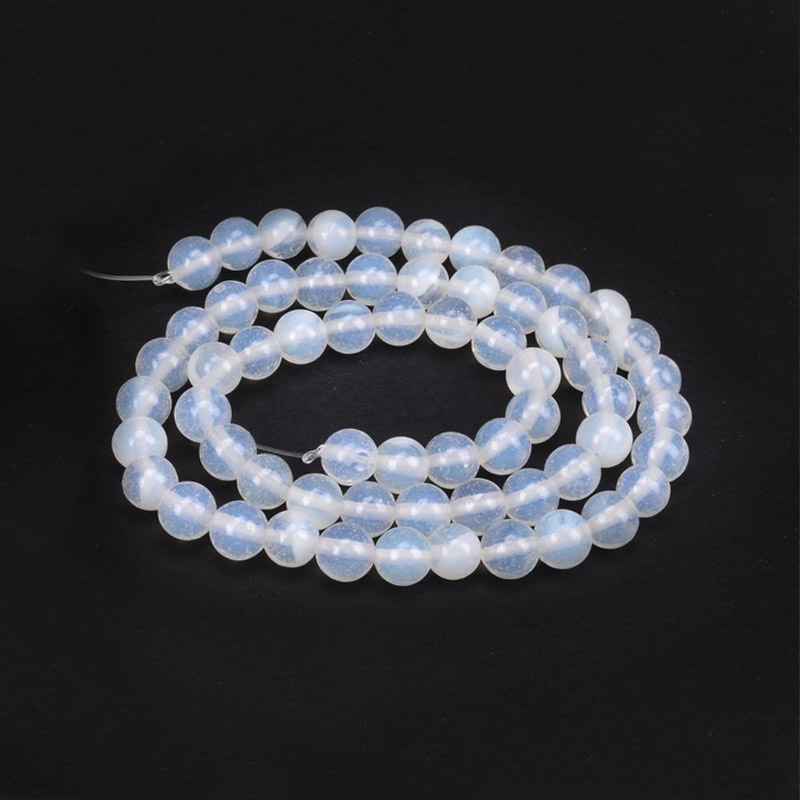 Бусины Опалит, Синт. камень, 6,5 мм, Круглые (BUS-051732)