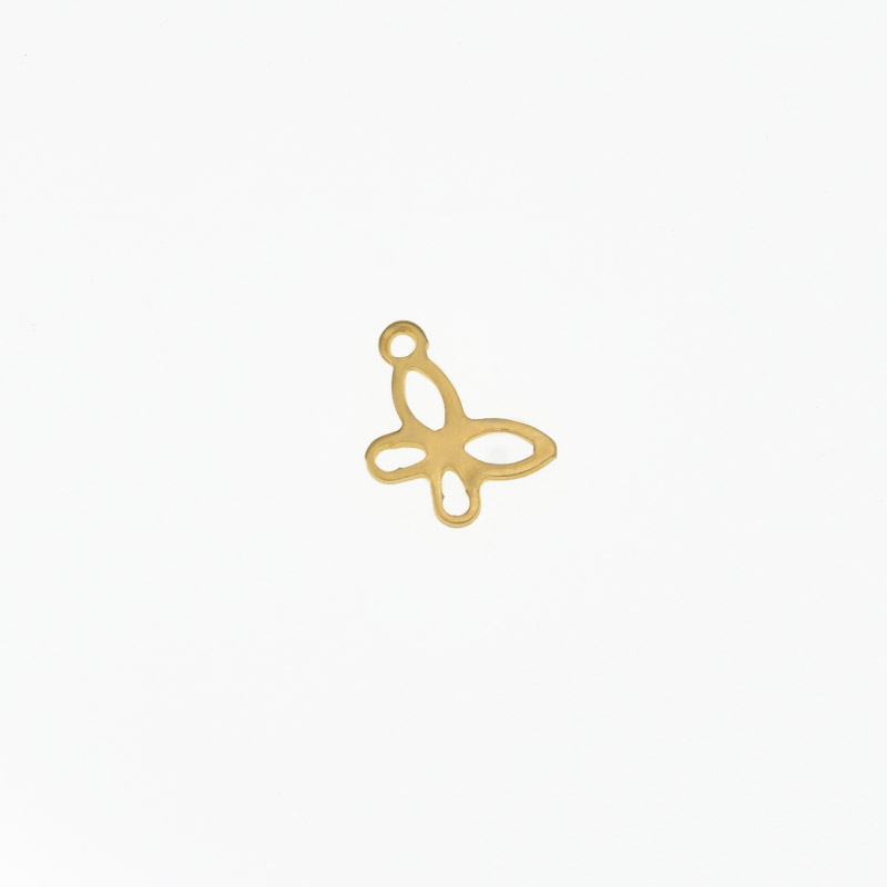 Підвіска з нерж. сталі Метелик, 11х7,5 мм, Покриття 18 kt (STL-061315)