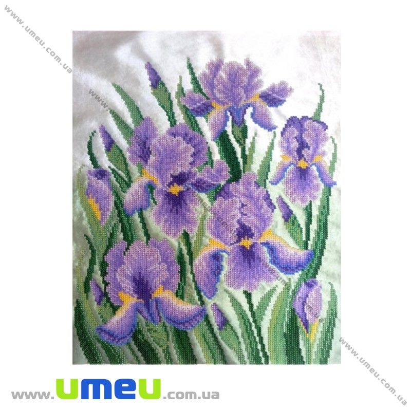 Схема для виш. бісером VDV, Фіолетові іриси Т-342, 36х29 см (SXM-032077)