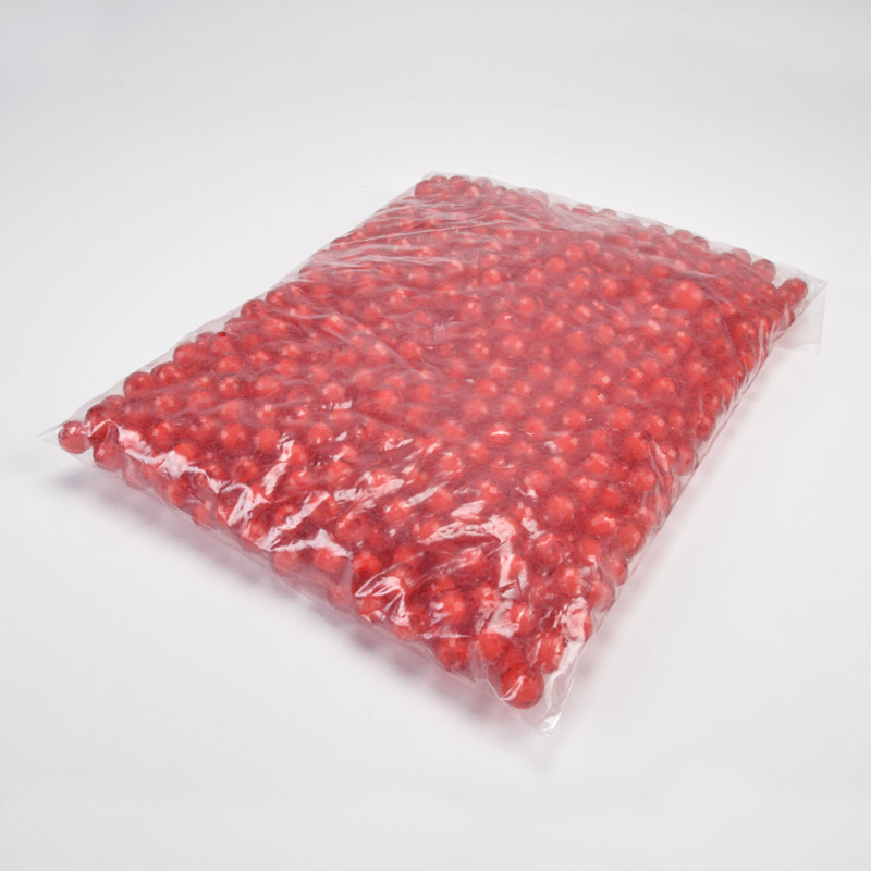 Намистини для сумок ОПТ, Акрилові, Круглі грановані, 10 мм, Червоні (BUS-059642)