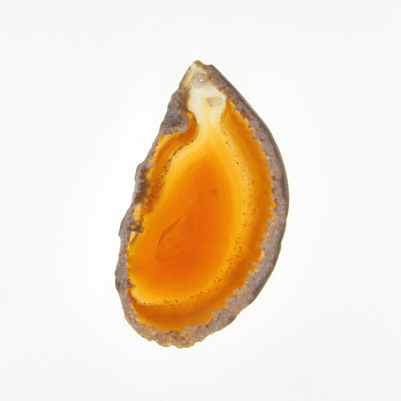 Срез Агата, Красно-коричневый, 72х39 мм (POD-012006)