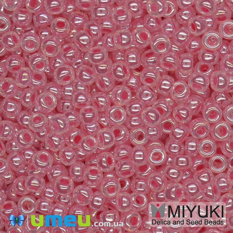 Бісер японський Miyuki круглий RR 11/0 №535, Рожевий (BIS-045638)