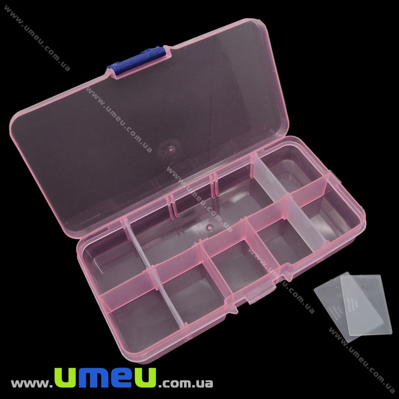 Органайзер для хранения на 10 ячеек, Розовый, 13х6,5 cм (INS-028424)