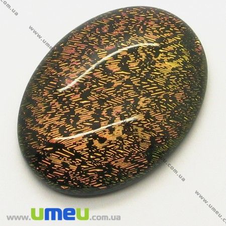 Кабошон діхроічний, 40х30 мм, Овальний (KAB-005557)
