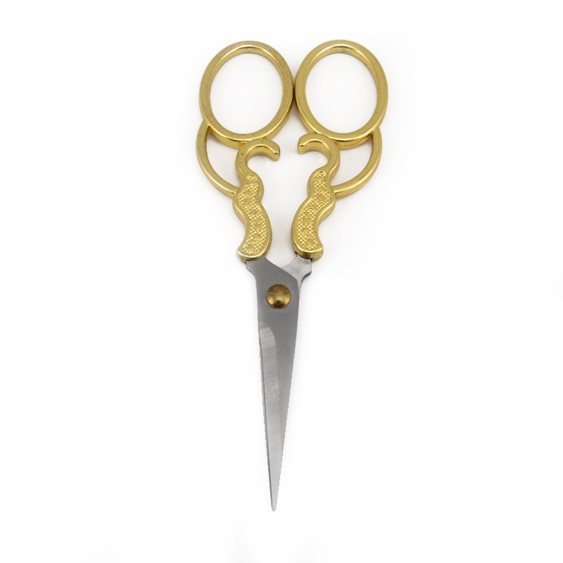 Ножницы из нержавеющей стали,13 cм, Золотистые (INS-051842)