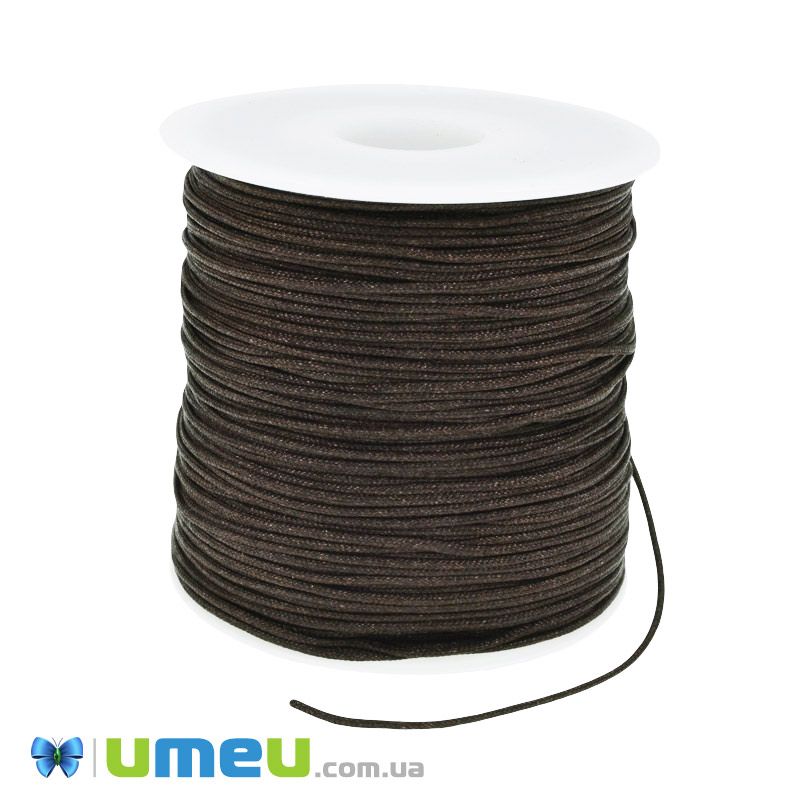 Нейлоновий шнур (для браслетів Шамбала), 1,0 мм, Коричневий (LEN-047105)