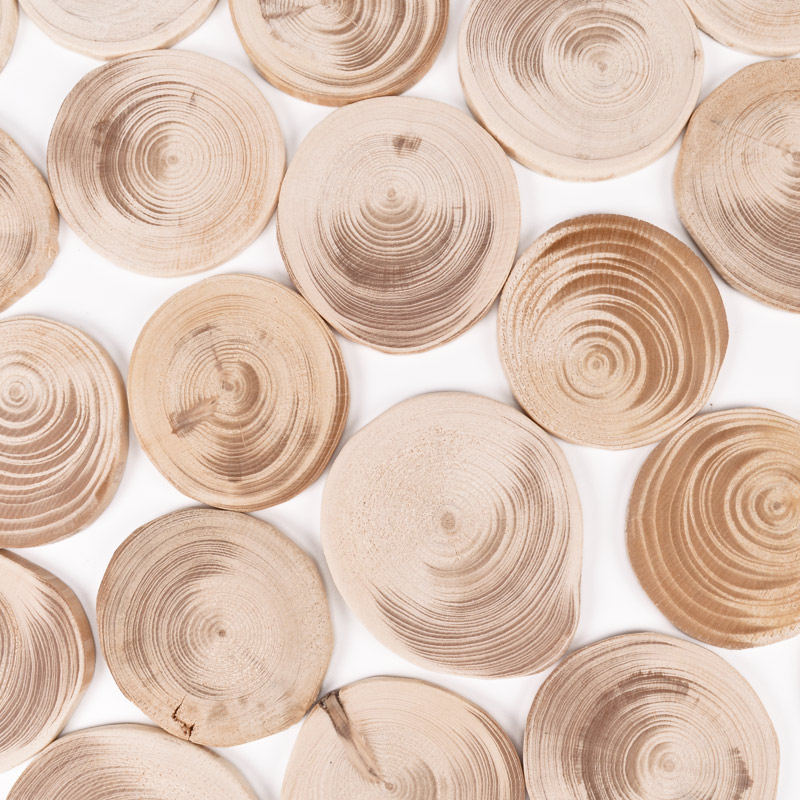 Зріз дерев'яний 55-60 мм, Круглий, Ялинка (BUS-054812)