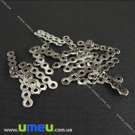 Розділювач, Темне срібло, 17х3,5 мм (OBN-000352)