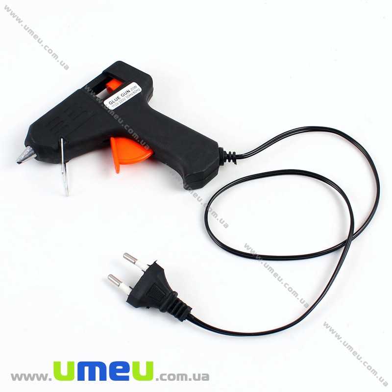 Клейовий пістолет для силіконового клею малий, 20 Вт, 100х105 мм (INS-018498)