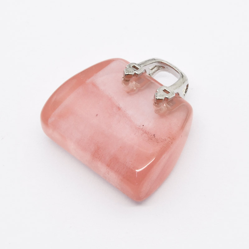 Підвіска Сумочка, Імітація натурального каменю, 26,5х25х11 мм (POD-054438)