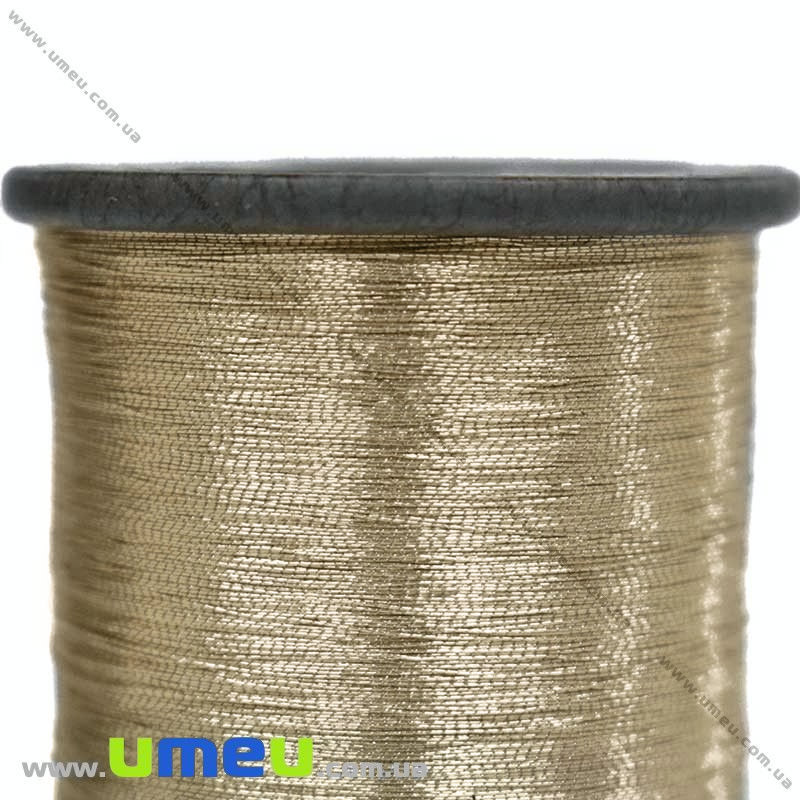 Нитка металізована 0,1 мм, Золотиста (KNT-028175)