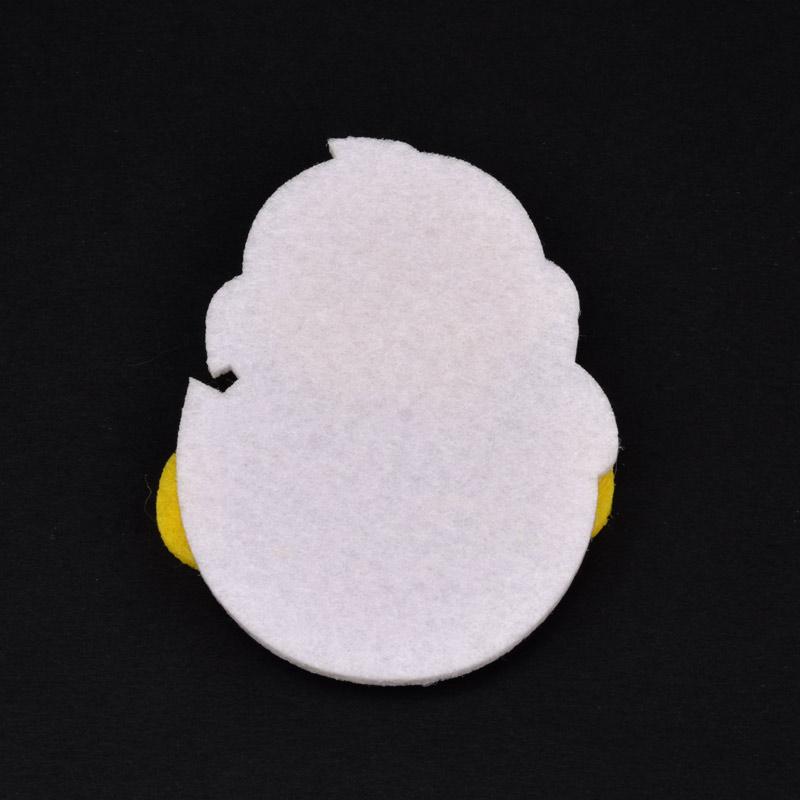 Декоративное изделие из фетра Пасхальный цыпленок, 8х6 см, Голубой (FLT-057303)