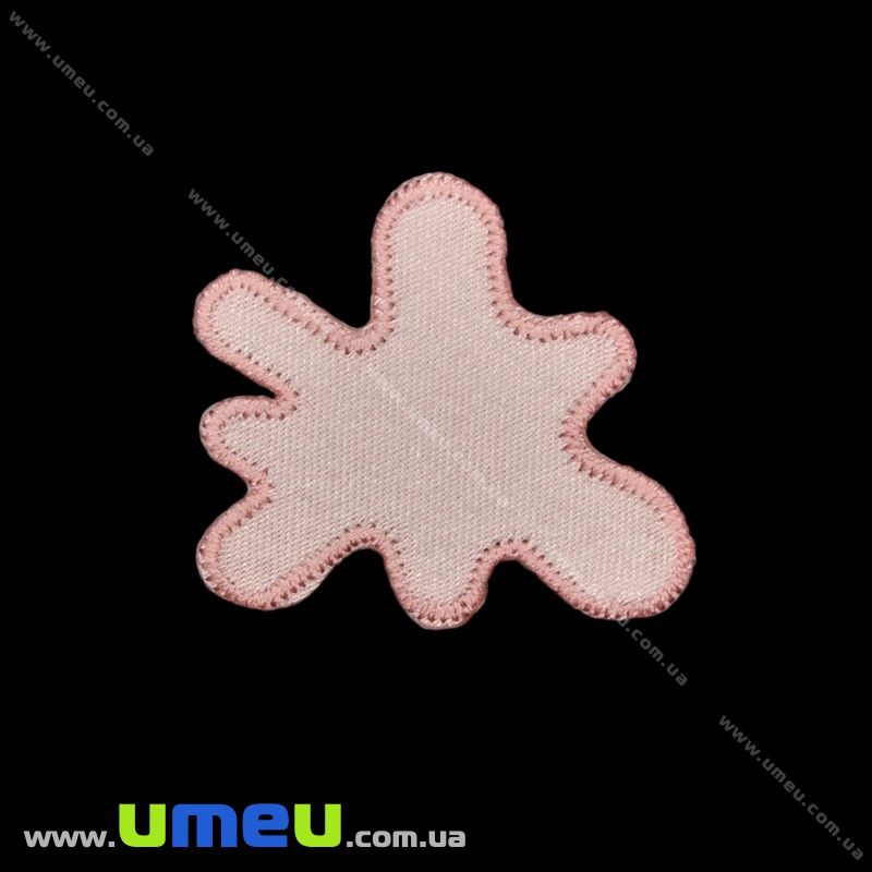 Термоаплікація Клякса, 4,5х4 см, Персикова (APL-027717)