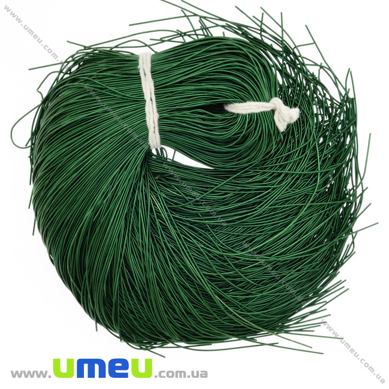 Канитель гладкая 1 мм, Зеленая темная (KNT-027973)