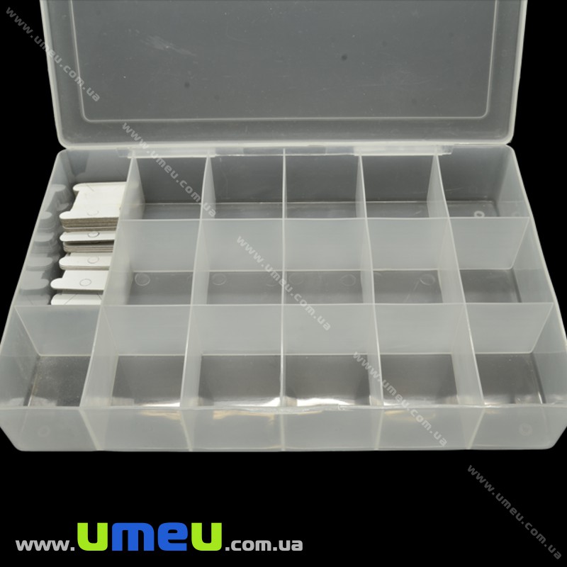 Органайзер для зберігання муліне на 17 осередків, 27х18 см (INS-027005)