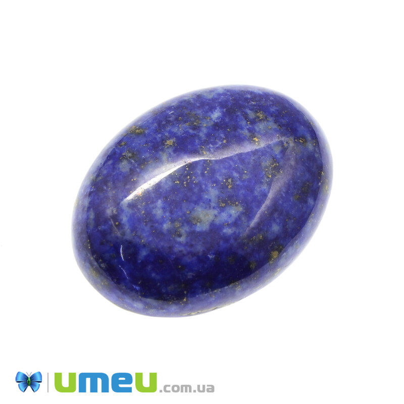 Кабошон нат. камінь Ляпіс Лазурит, Овал, 30х22 мм (KAB-042799)