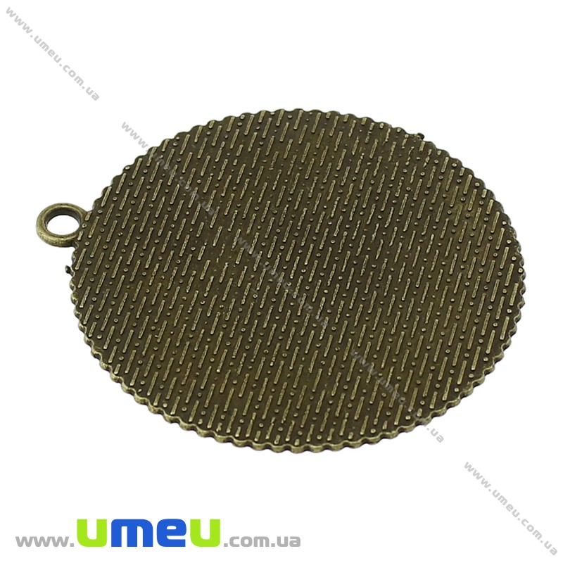 Основа кругла, 47х43 мм, 35 мм, Антична бронза (OSN-028236)