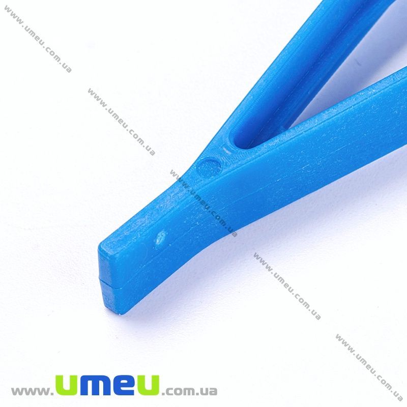 Пінцет біжутерний пластиковий, 13 cм, Синій (INS-037138)