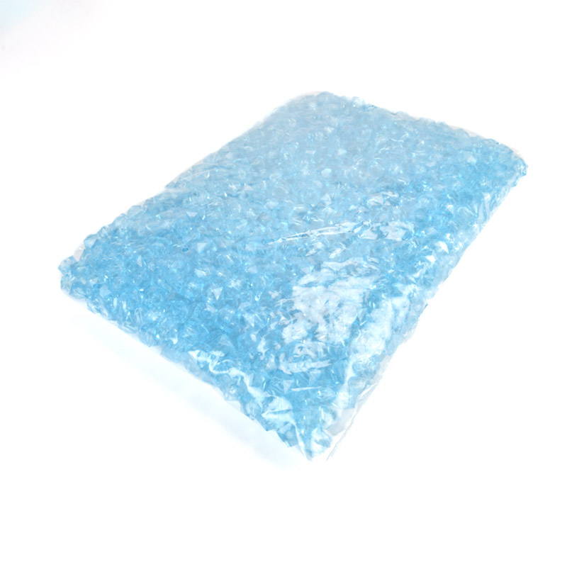 Намистини для сумок ОПТ, Акрилові, Куб гранований, 10х8,5 мм, Блакитні (BUS-054583)