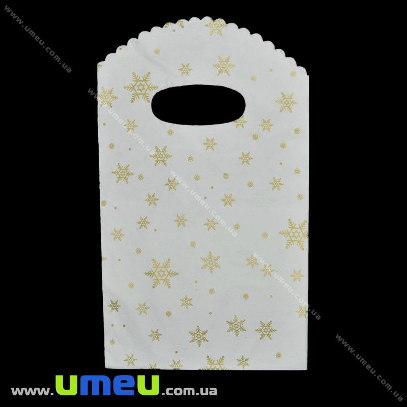 Подарунковий пакетик, 19х12 см, Білий (UPK-026252)