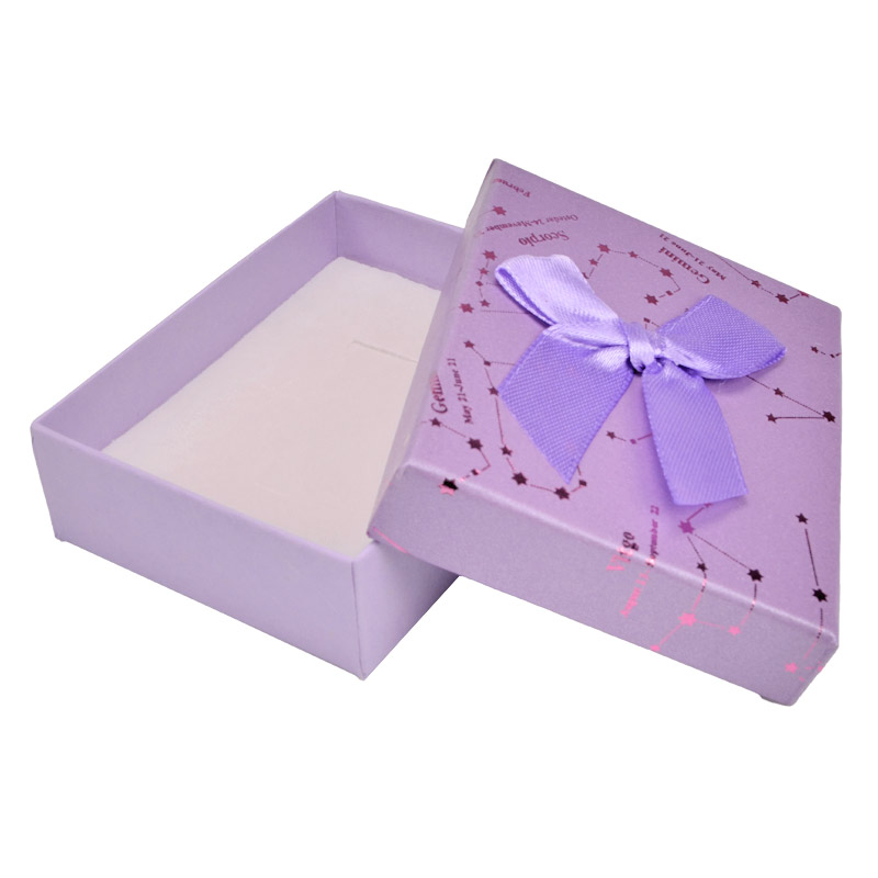 Подарункова коробочка Прямокутна, 9х7х3 см, Бузкова (UPK-053850)