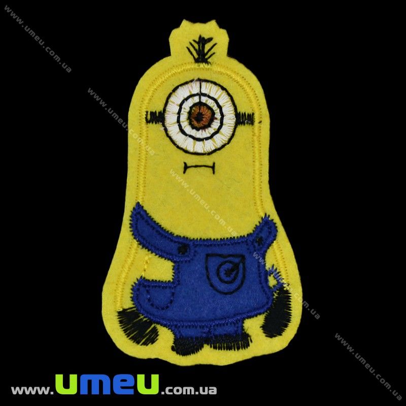 Термоаплікація дитяча Міньйон, 8х5 см (APL-029990)