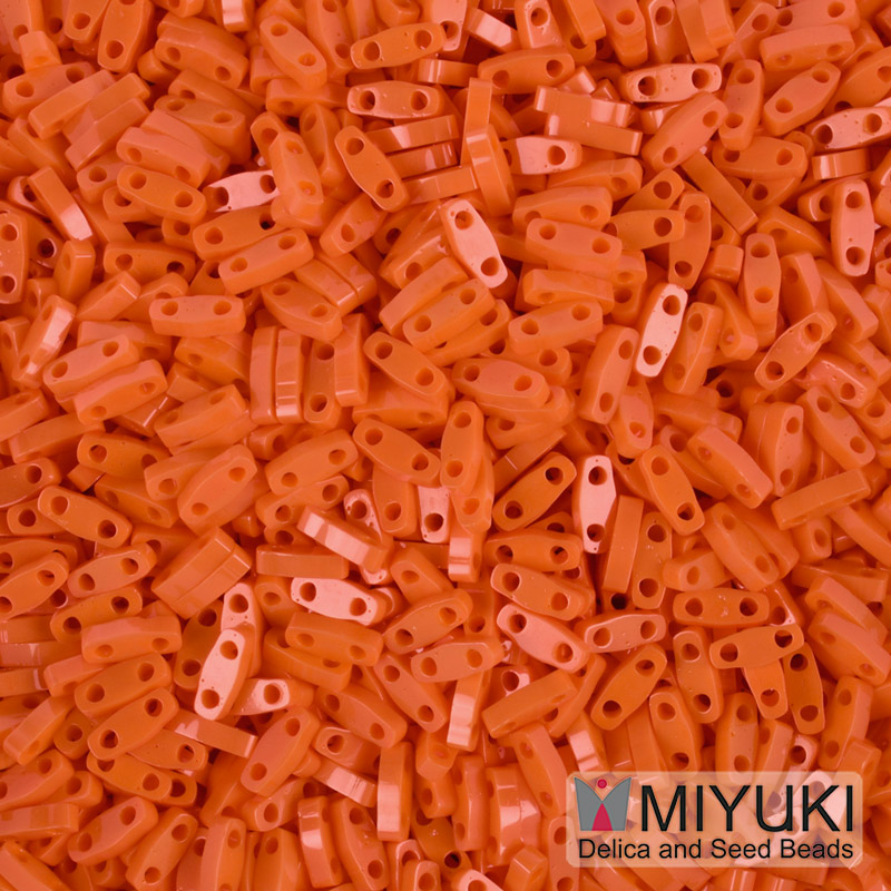 Бісер японський Miyuki QUARTER TILA №406, 5х1,2 мм, Помаранчевий (BIS-053268)