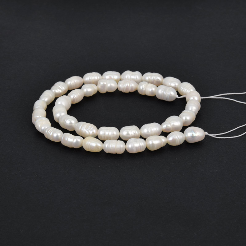 Бусины натуральный речной Жемчуг молочный, 8-11 мм (BUS-058135)