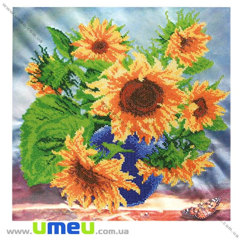 Схема для виш. бісером VDV, Соняшники Т-80, 34х32 см (SXM-029175)