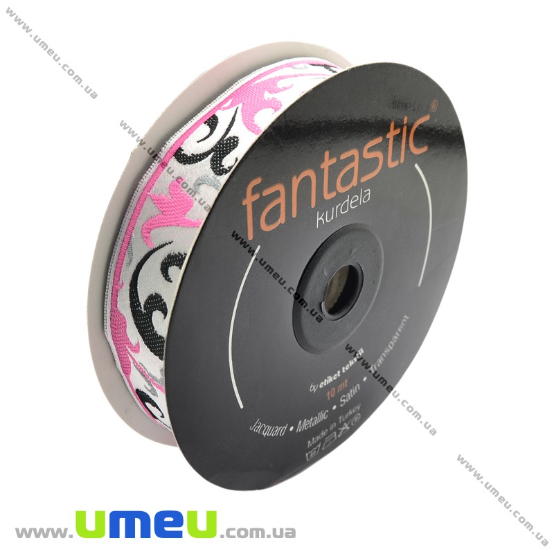 Тесьма Fantastic, 22 мм, Розовая (LEN-010924)