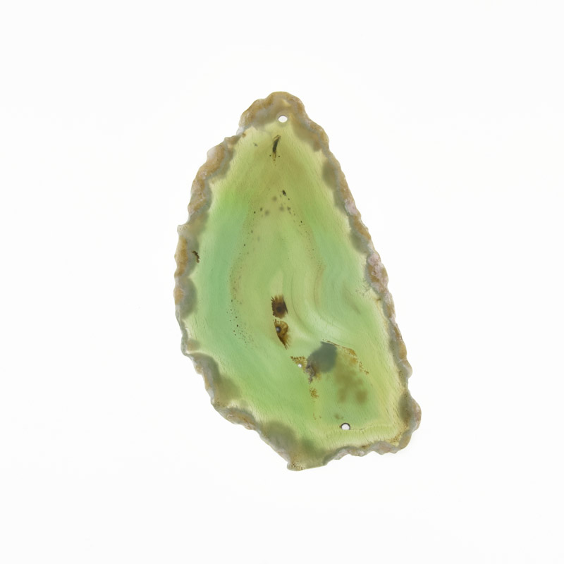 Срез Агата, Зеленый, 77х44 мм (POD-009308)