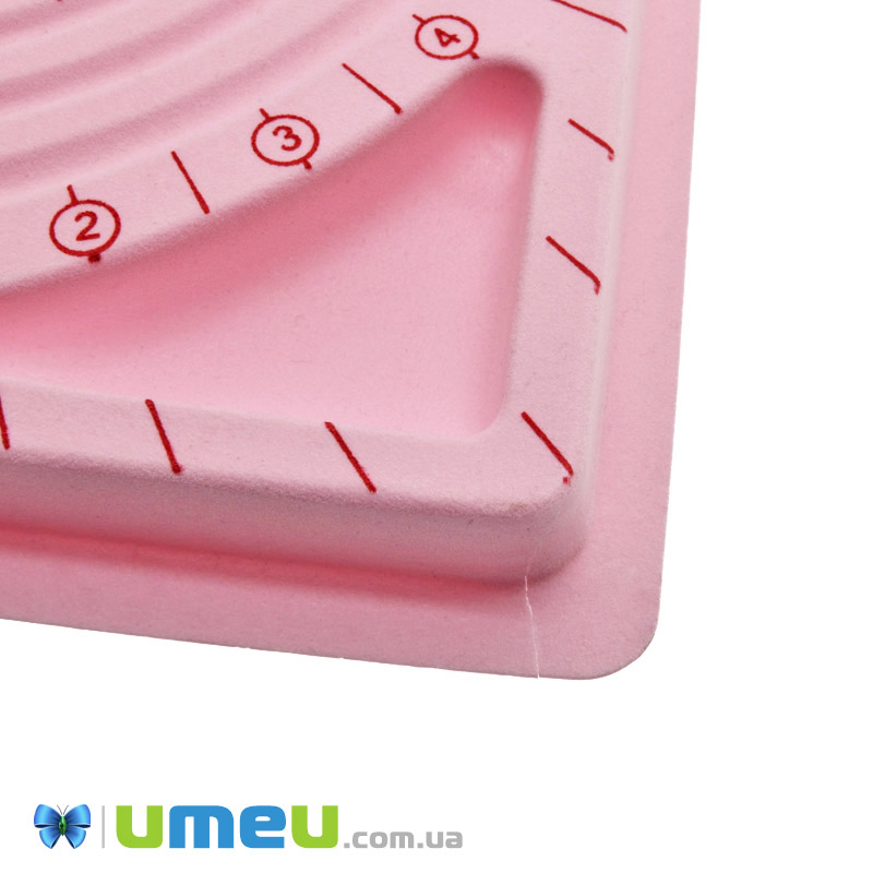 Дошка-планшет для складання намист, УЦІНКА, 32х24 см, Рожева (INS-047894)