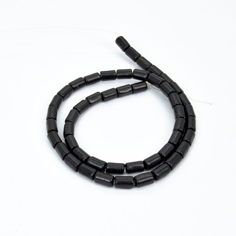 Намистини Бірюза пофарбована, Синт. камінь, 9х5 мм, Циліндр (BUS-057555)