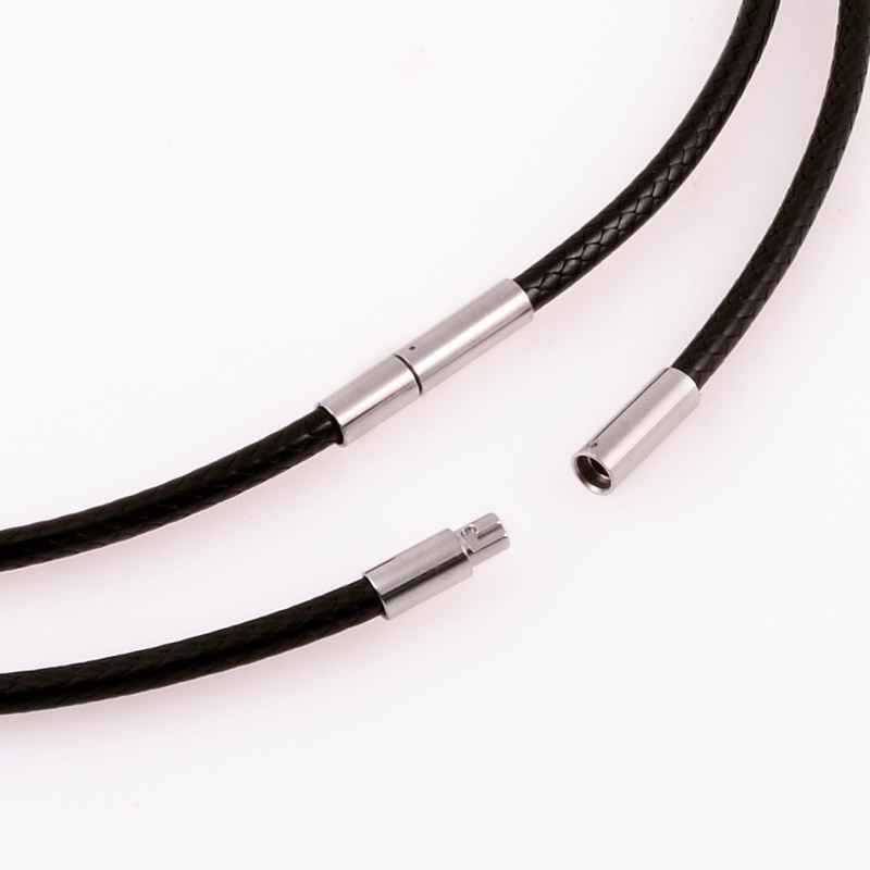 Основа для кольє 3 мм, 45 см, Замок нерж. сталь, Коричнева (OSN-055556)