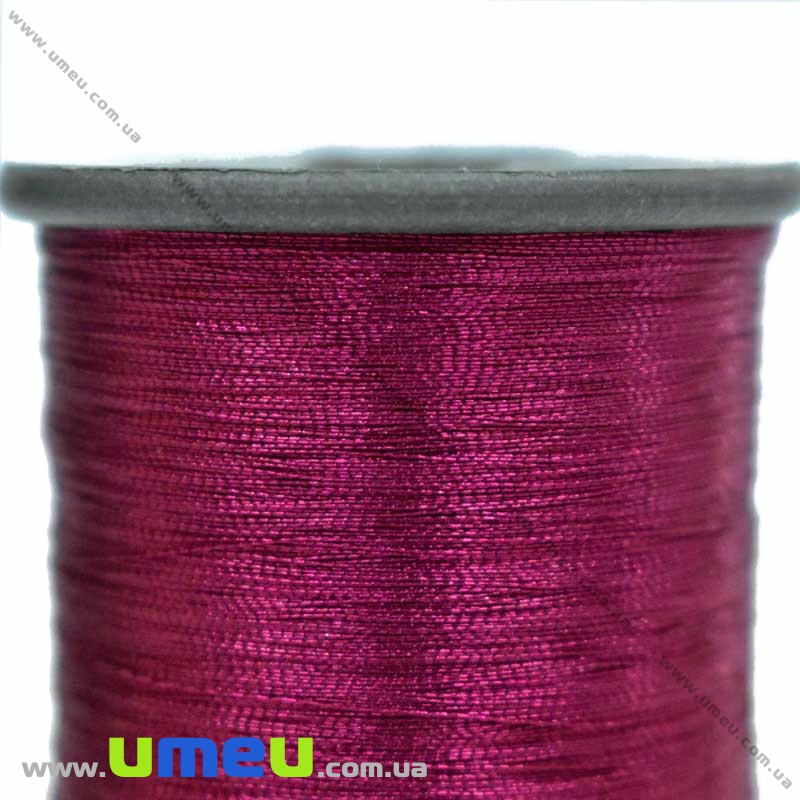 Нитки металізовані 0,1 мм, Малинова (KNT-028182)