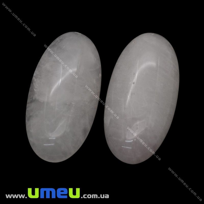 Кабошон нат. камінь Нефрит, Овал, 30х15 мм (KAB-012665)