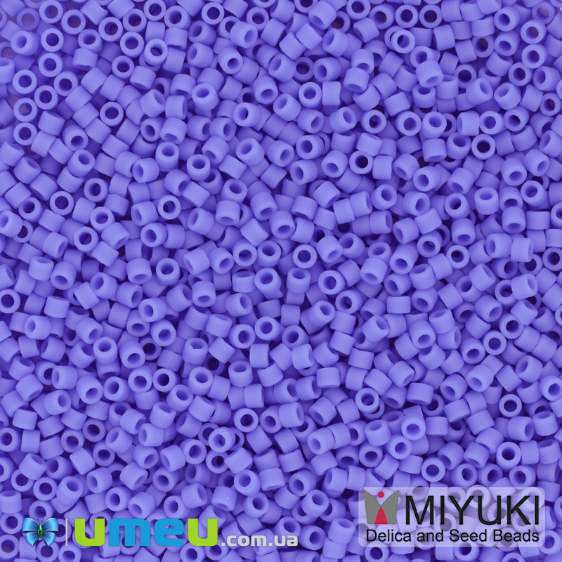 Бісер японський Miyuki Delica 11/0 DB760, Фіалковий матовий (BIS-047490)