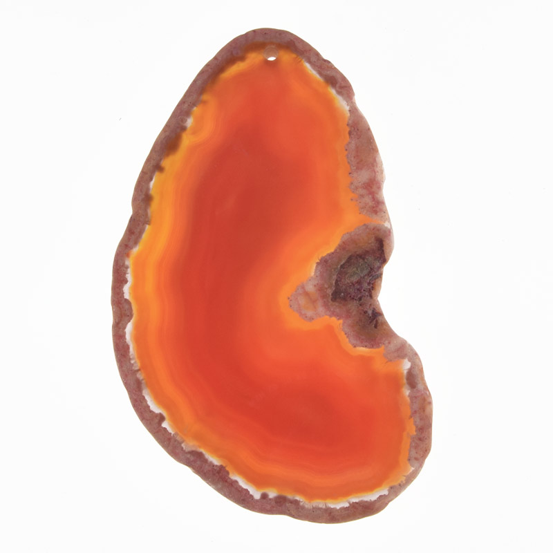 Срез Агата, Красный, 91х53 мм (POD-020220)