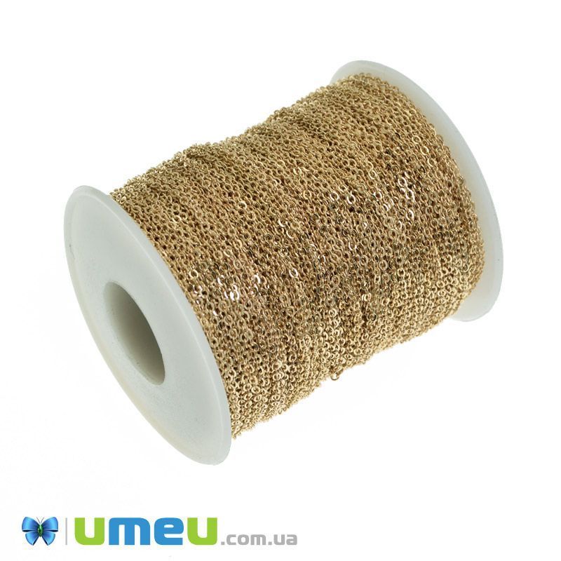 Ланцюг, Золото, 2х1,5 мм (ZEP-046149)