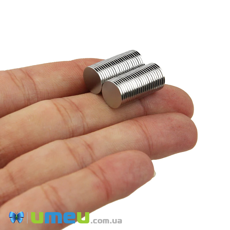 Магніт неодимовий для брошок Круглий, 10х0,9 мм (OSN-039330)